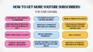 How to get more youtube subscribers for your channel